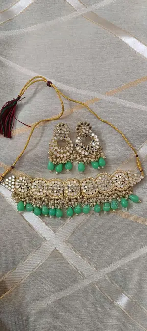 Mirror Work Necklace Set