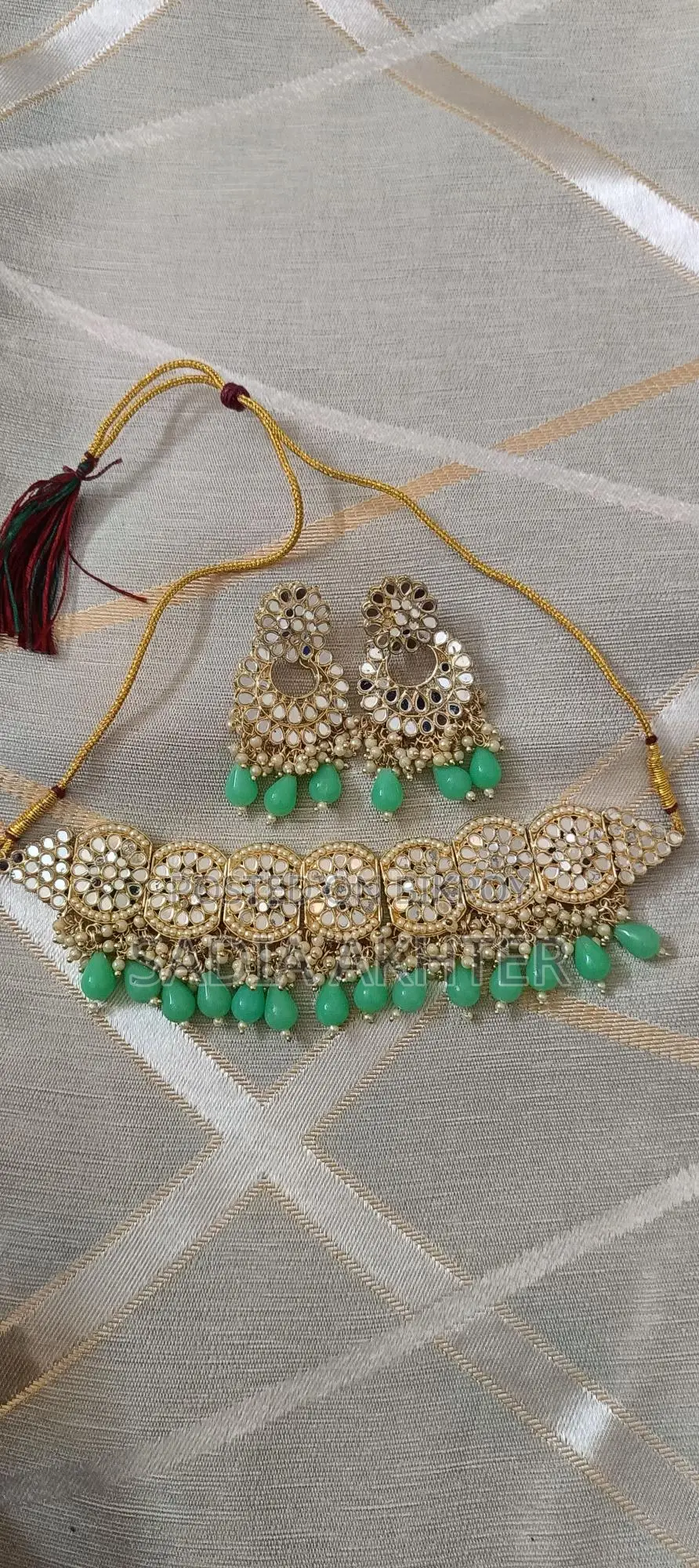 Mirror Work Necklace Set