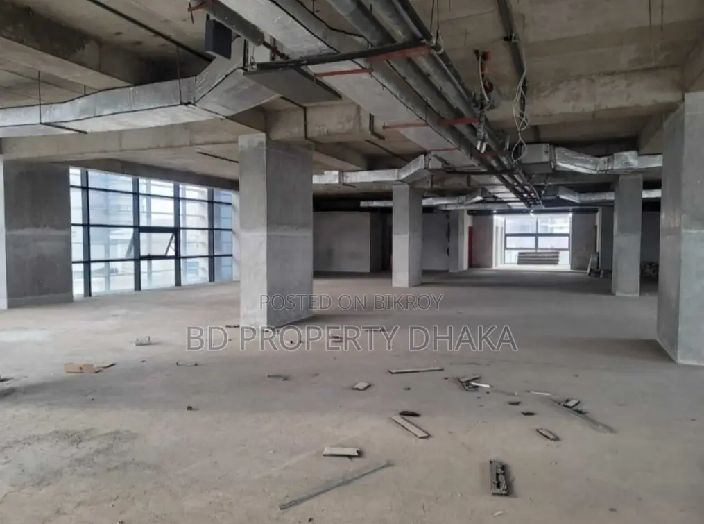50000 Sqft Brand New Building Open Commercial property rent in Gulshan A