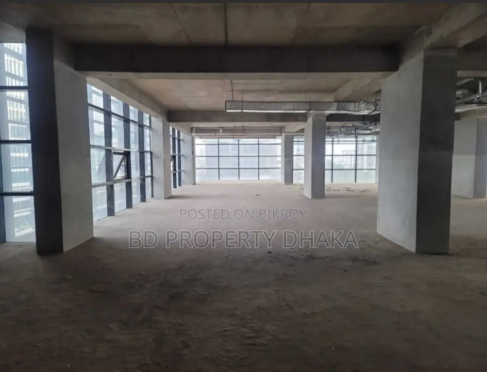 50000 Sqft Brand New Building Open Commercial property rent in Gulshan A