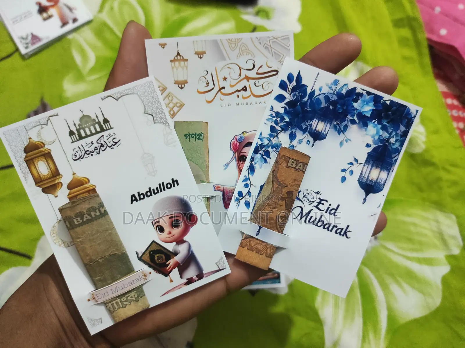 Eid Salami Cards with Free Delivery in Rajshahi City