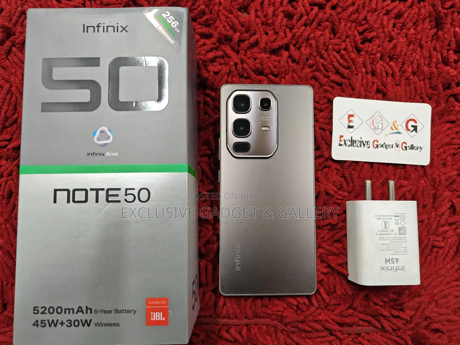 Infinix Note 50 8/256GB Official Box (Used)