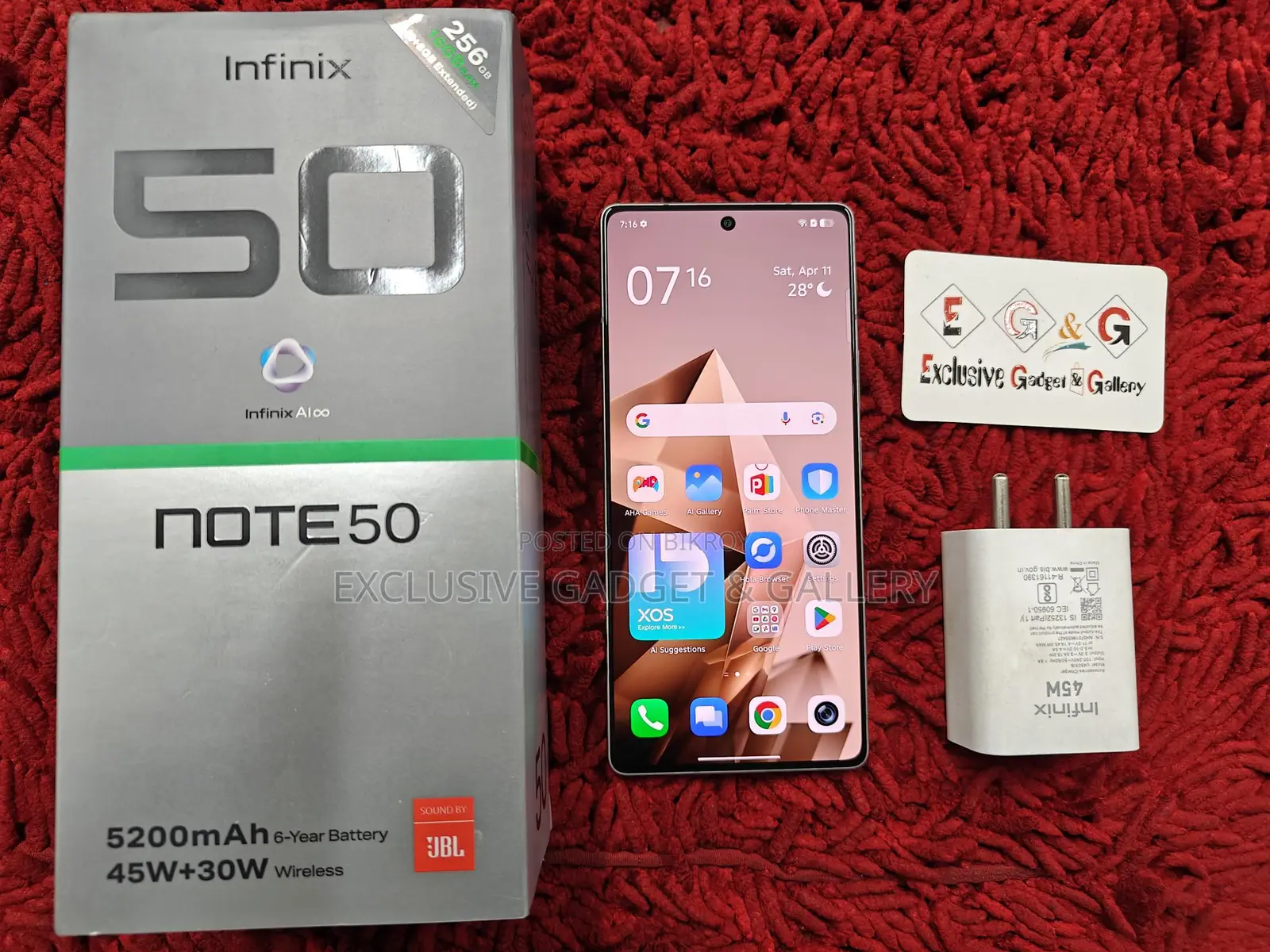 Infinix Note 50 8/256GB Official Box (Used)