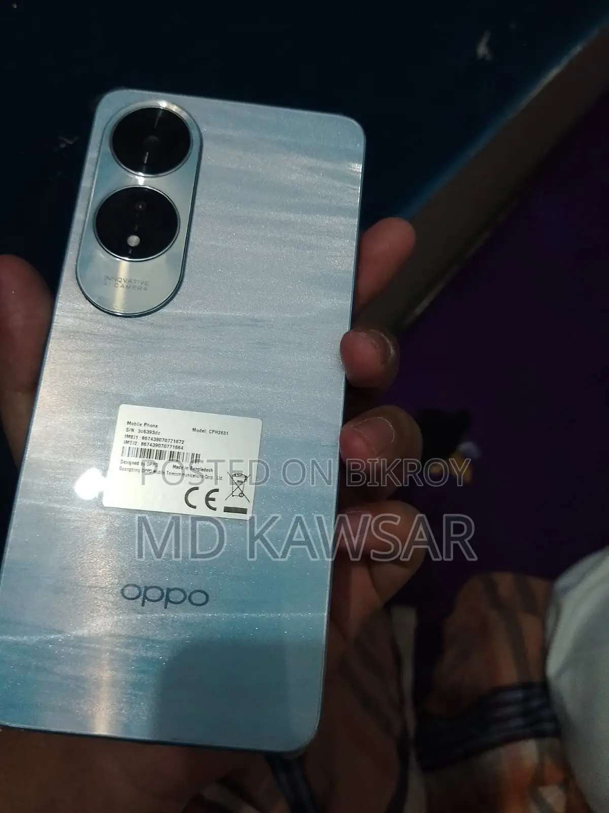 OPPO A60 . (Used)
