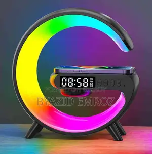 Smart Table Lamp with Wireless Charger, App Control