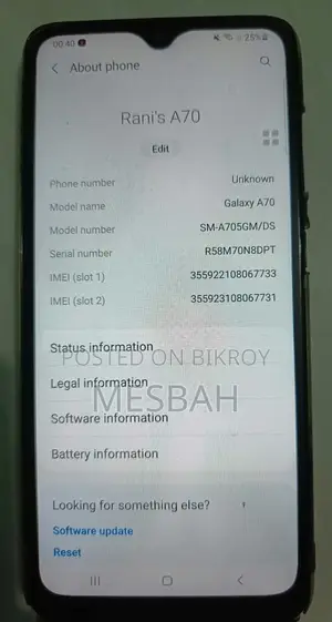 Samsung Galaxy A70 (Used)