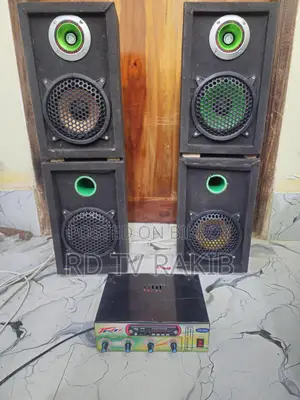 Dual Channel Amplifier and 4 Sound Boxes