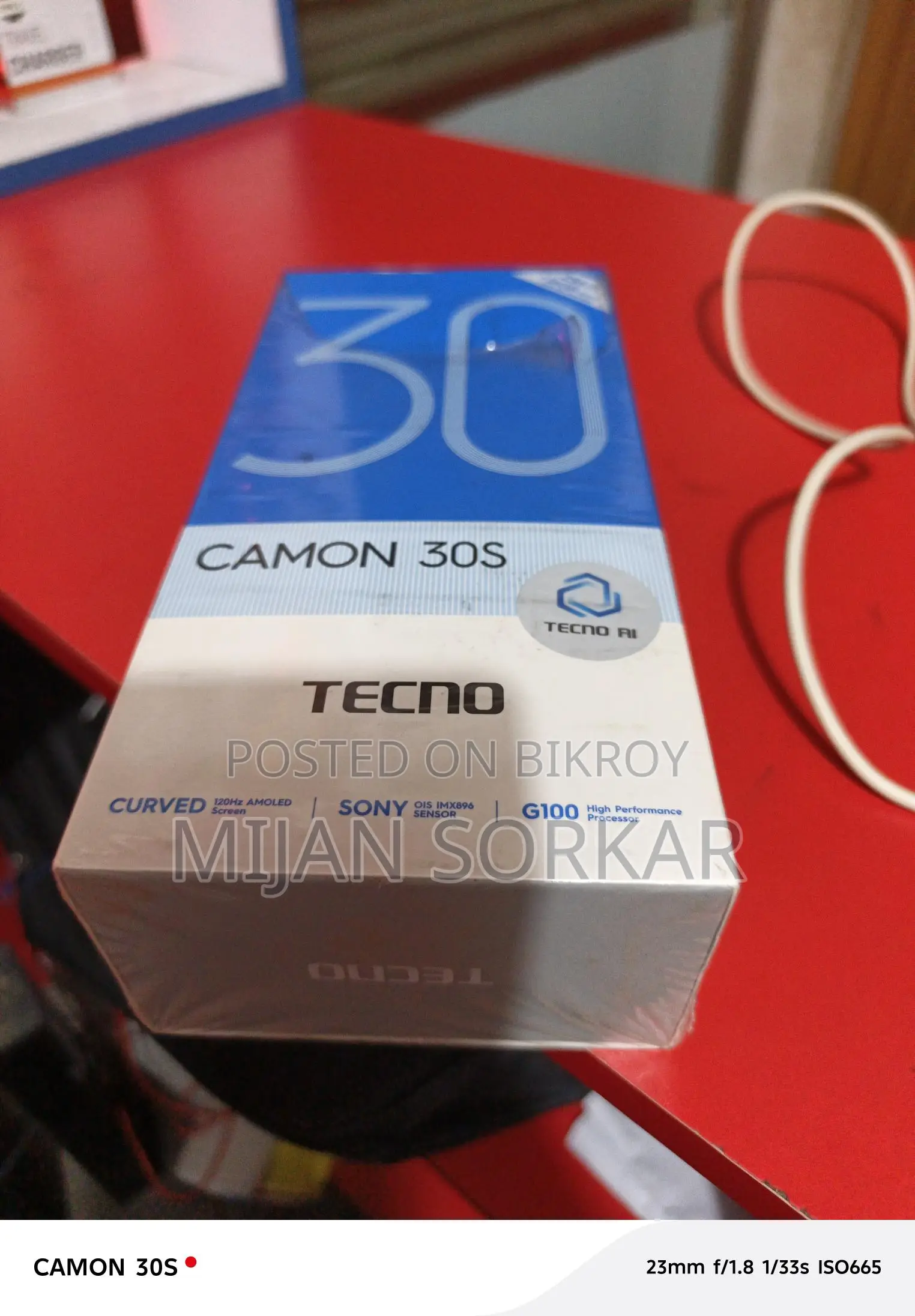 Tecno Camon 30s 8/256 (Used)