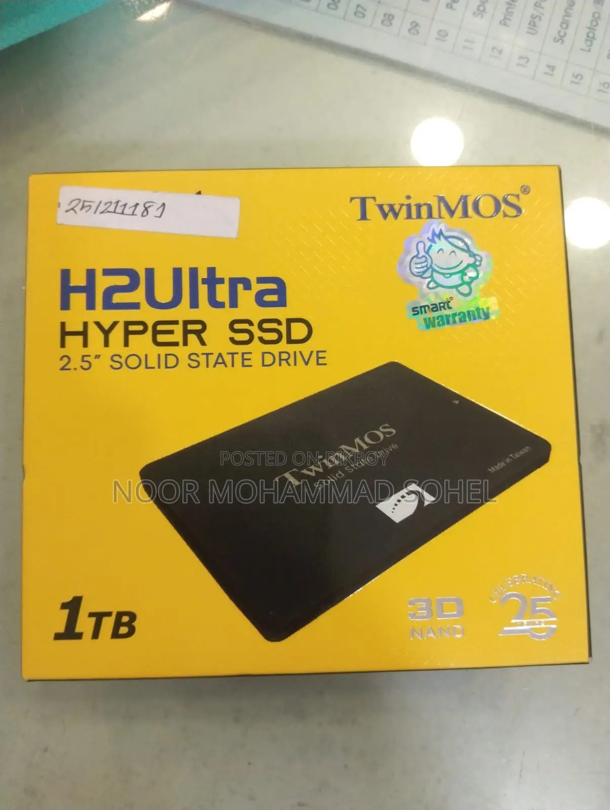 SSD Hard Disk One Terabyte