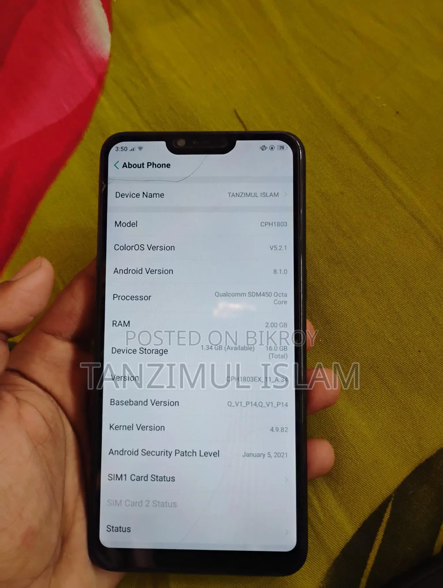 OPPO A3s (Used)