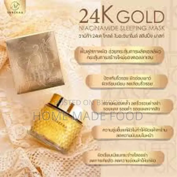 Vanekaa Gold Mask Gel- Deep Cleansing, Brightening, and Firming.