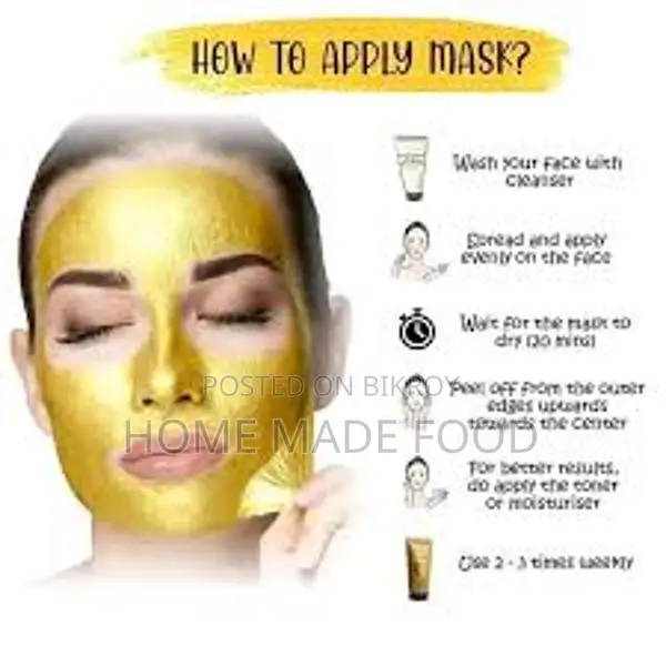 Vanekaa Gold Mask Gel- Deep Cleansing, Brightening, and Firming.