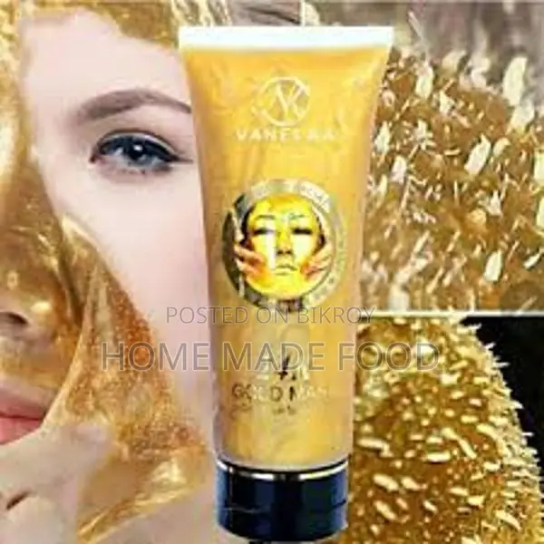 Vanekaa Gold Mask Gel- Deep Cleansing, Brightening, and Firming.