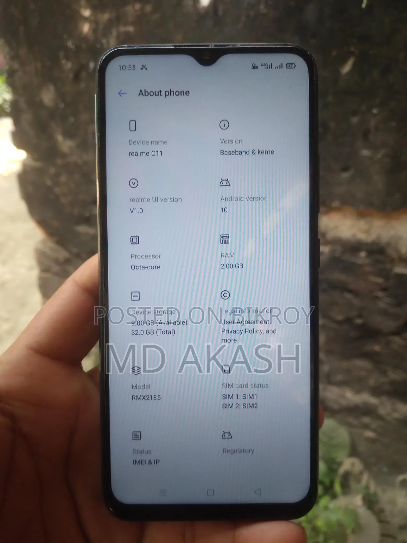 Realme C11 2+32 (Used)