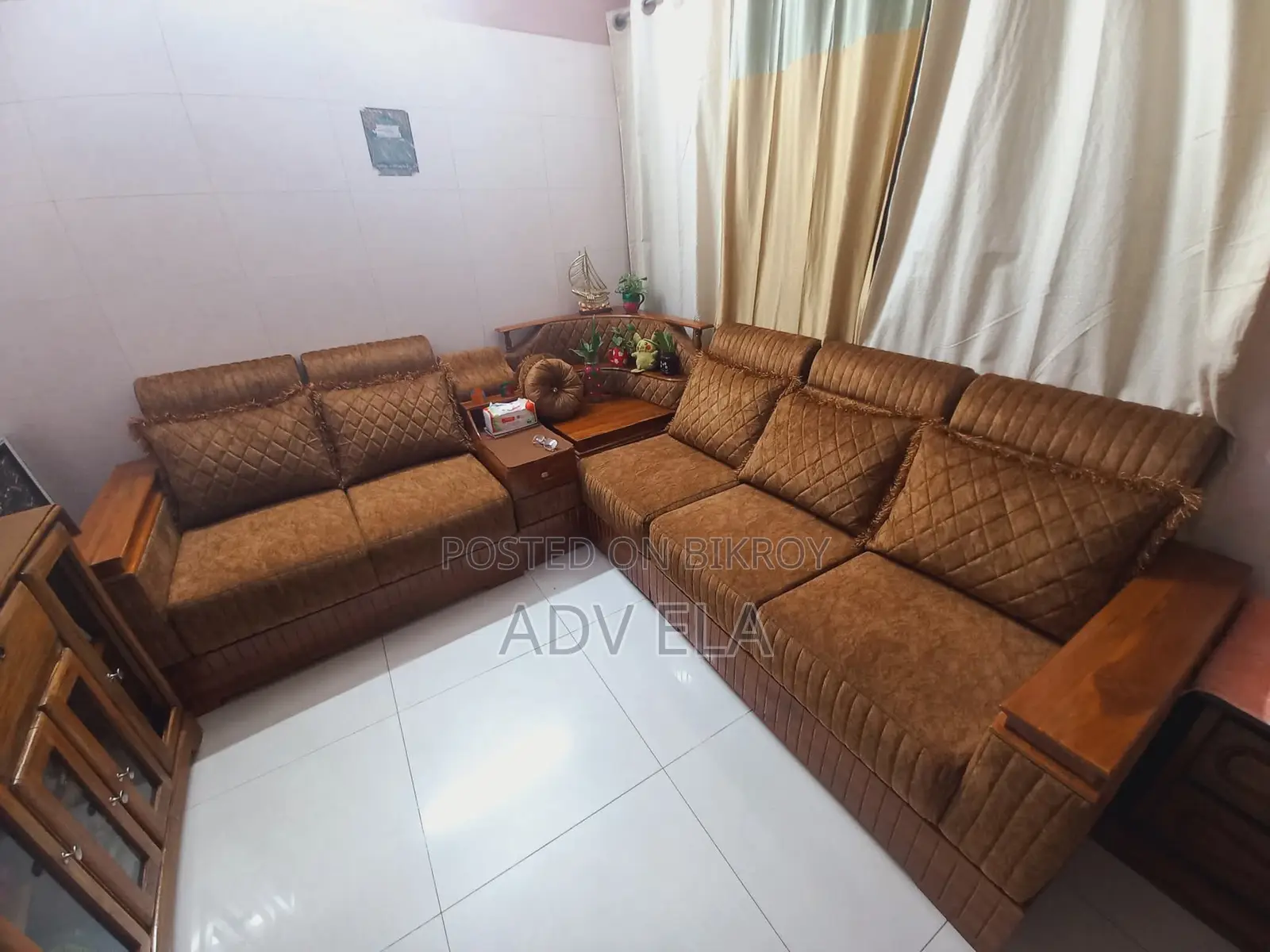 Segun Wood Sofa