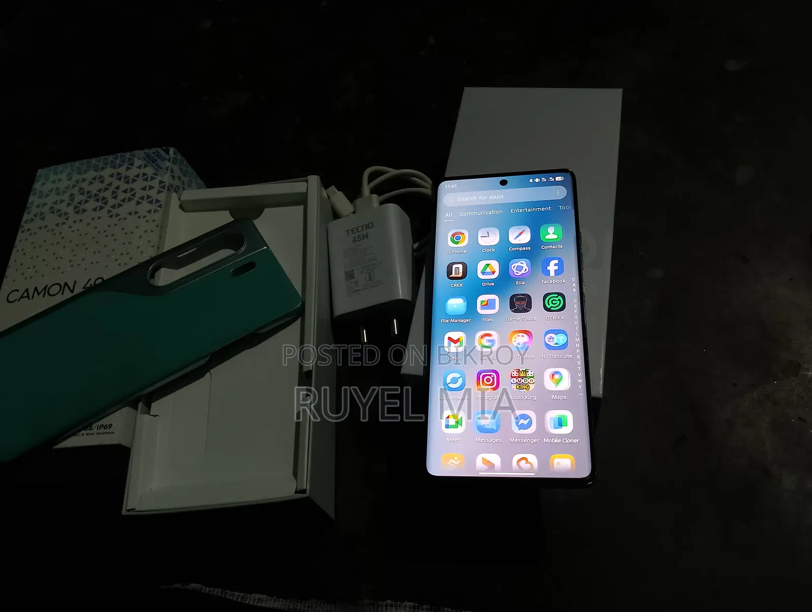 Tecno Cemon 40 Pro Ram 8+8 Rom 256 (Used)
