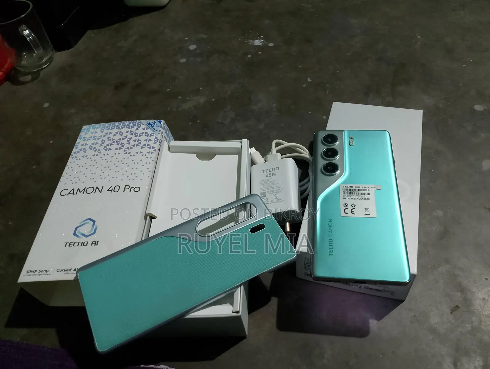 Tecno Cemon 40 Pro Ram 8+8 Rom 256 (Used)