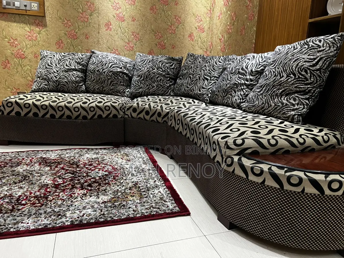 Custom-Made Round Sofa