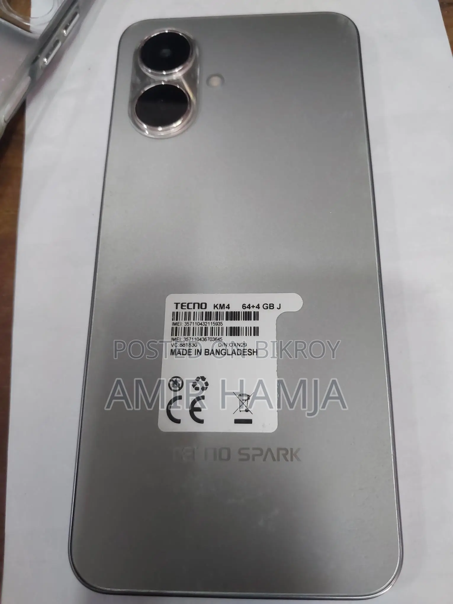 Tecno Spark GO 2 ` (Used)