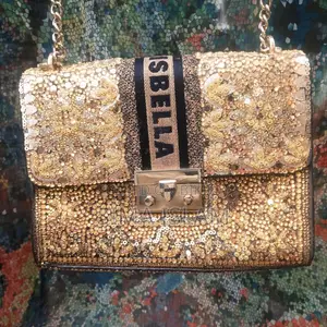 Gorgeous Hand-Made Stone Work Bag