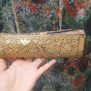 Gorgeous Hand-Made Stone Work Bag