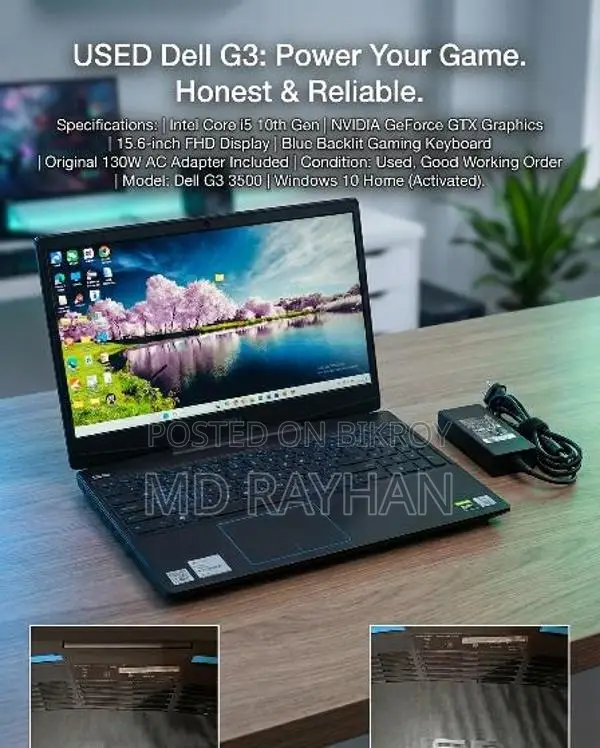 Dell G3 3500 | i5 10th Gen 16GB RAM 4GB Graphics 1TB HDD