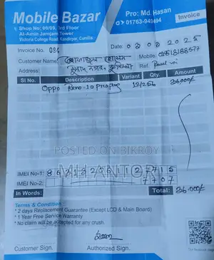 OPPO Reno10 pro Plus 5G (Used)