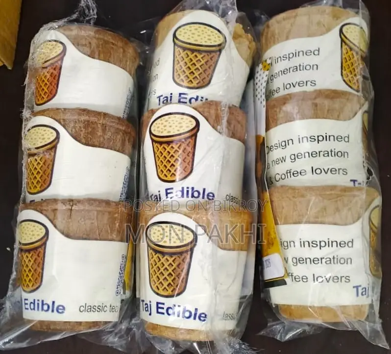 Eat Your Cup with Tea or Coffee