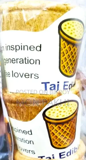 Eat Your Cup with Tea or Coffee