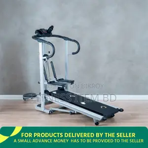 4-in-1 Manual Treadmill 1188 Capacity