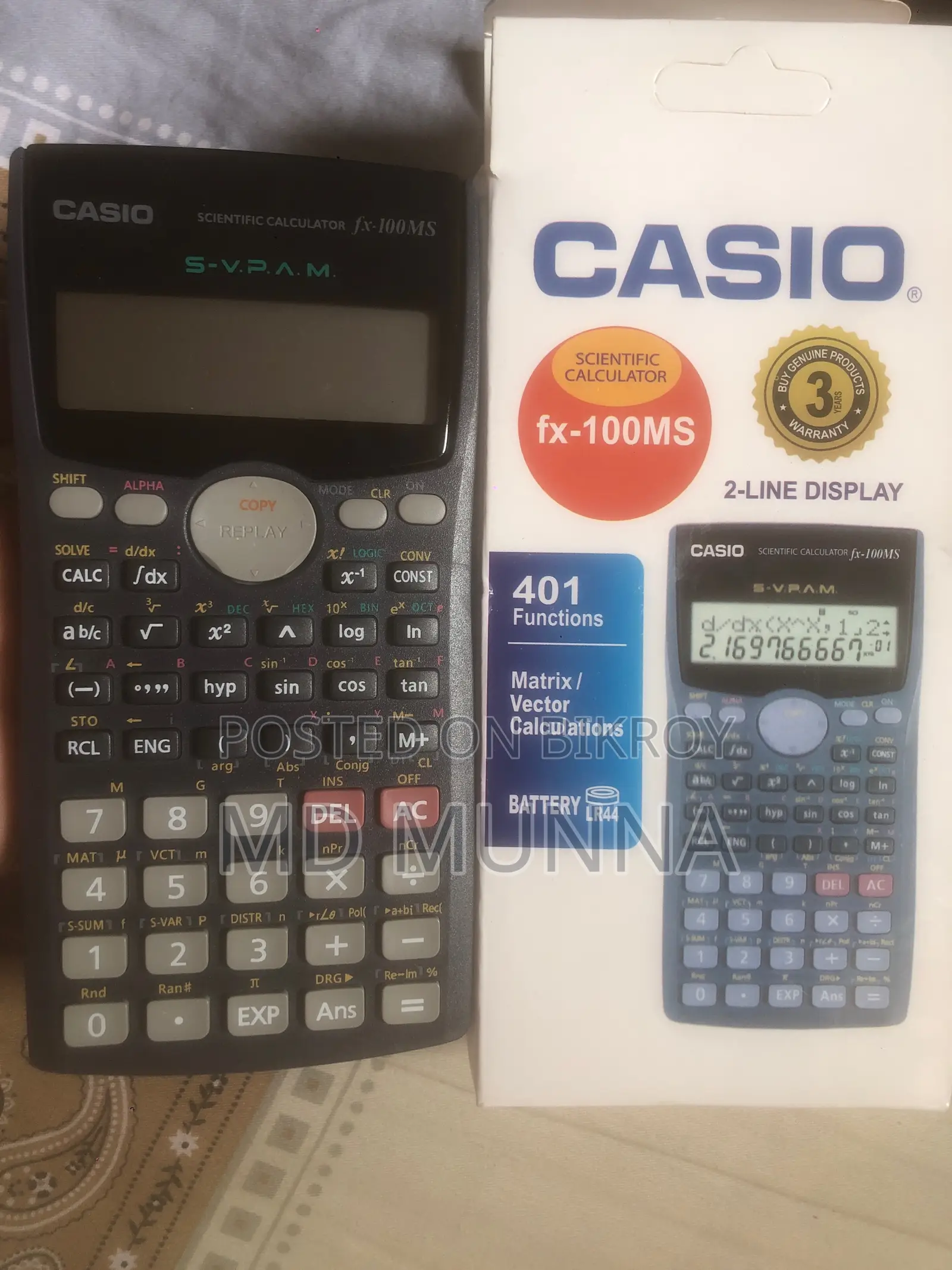 Casio Fx-100ms (Brand New)