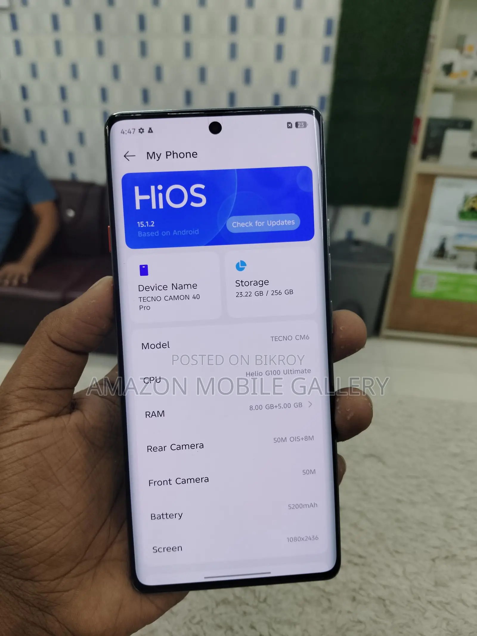 Tecno Cemon 40 Pro (Used)