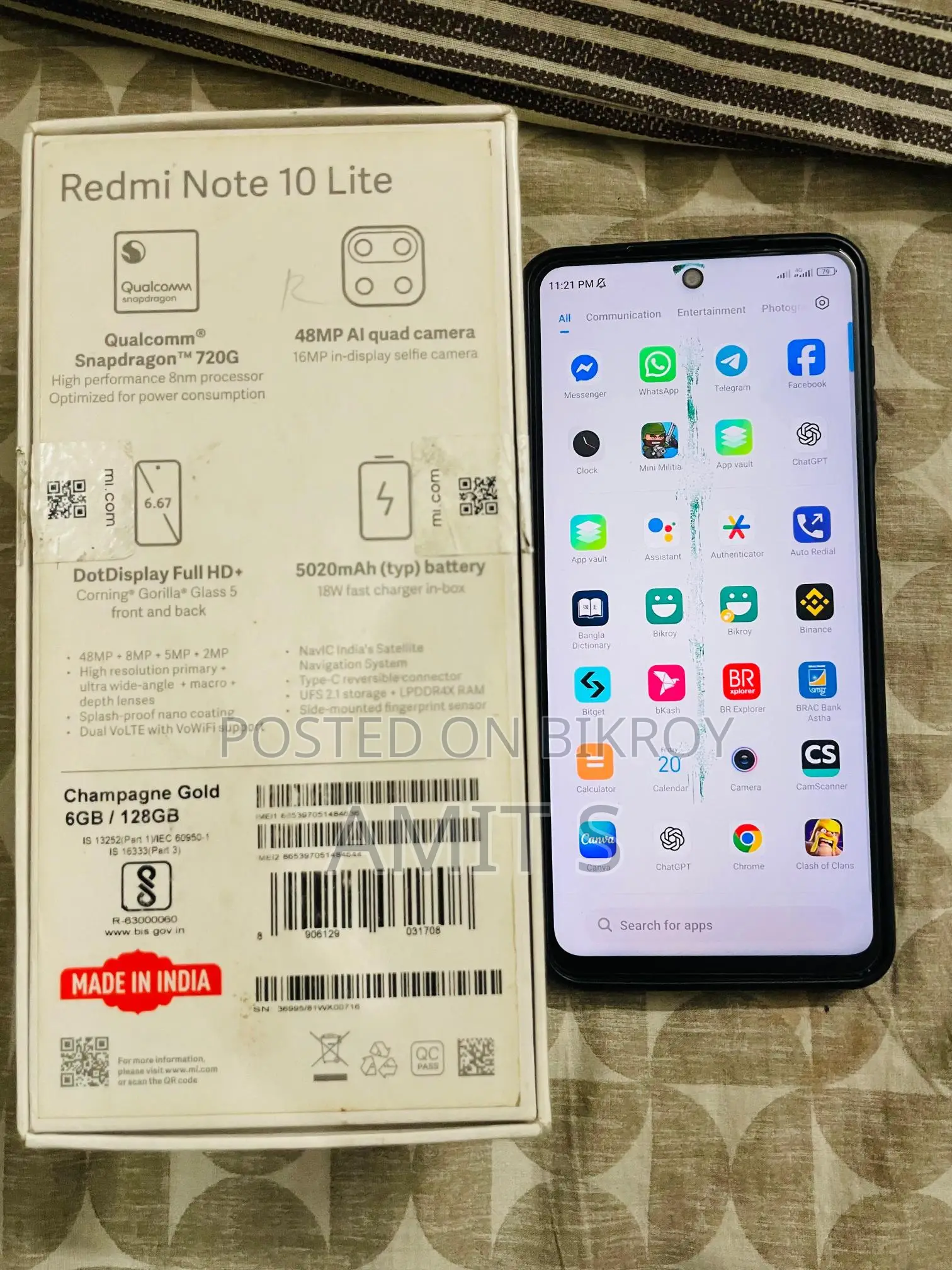 Xiaomi Redmi Note 10 Lite (Used)