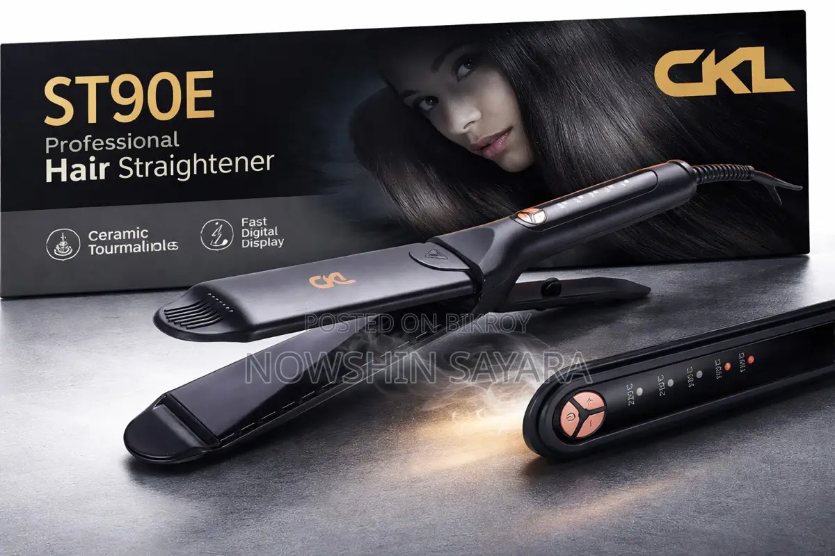 Straightener Plus Curler : Ckl St90e Hair
