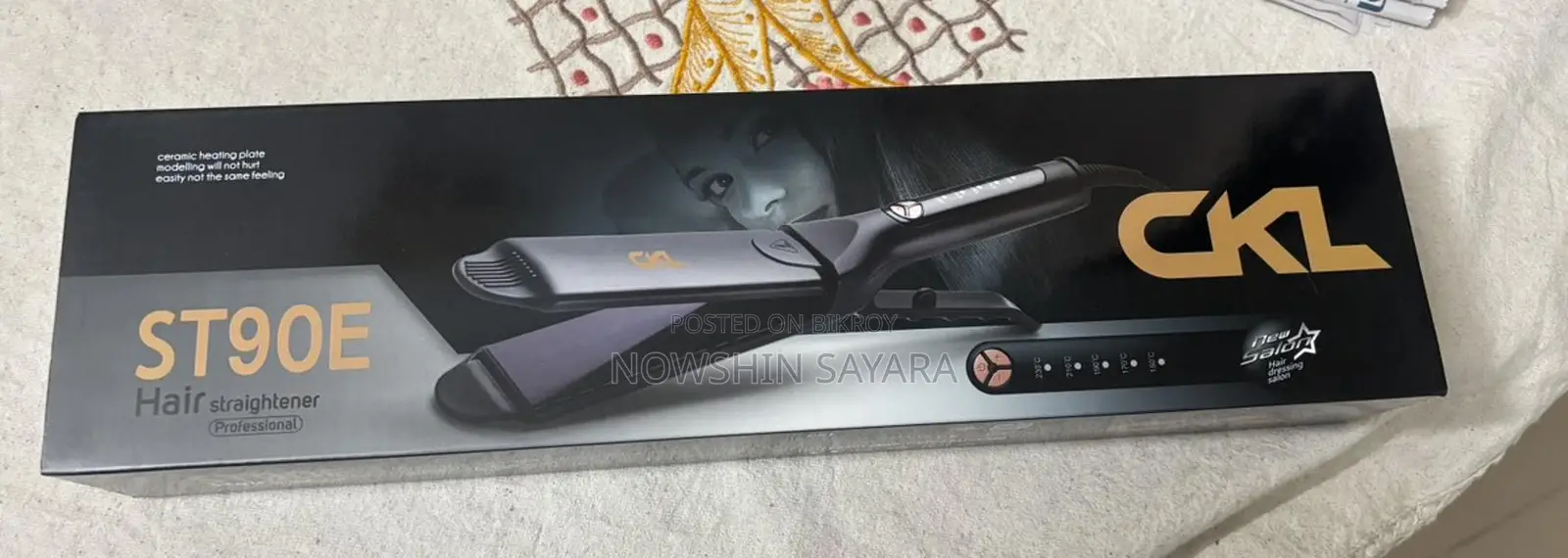 Straightener Plus Curler : Ckl St90e Hair