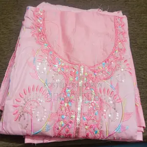 Party Three-Piece Suit (Cotton with Floral Embroidery)