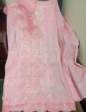 Party Three-Piece Suit (Cotton with Floral Embroidery)