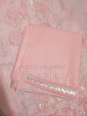 Party Three-Piece Suit (Cotton with Floral Embroidery)