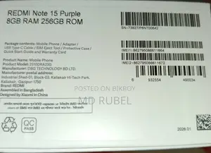 Xiaomi Redmi Note 15 Official Warranty (Used)