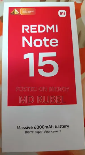 Xiaomi Redmi Note 15 Official Warranty (Used)