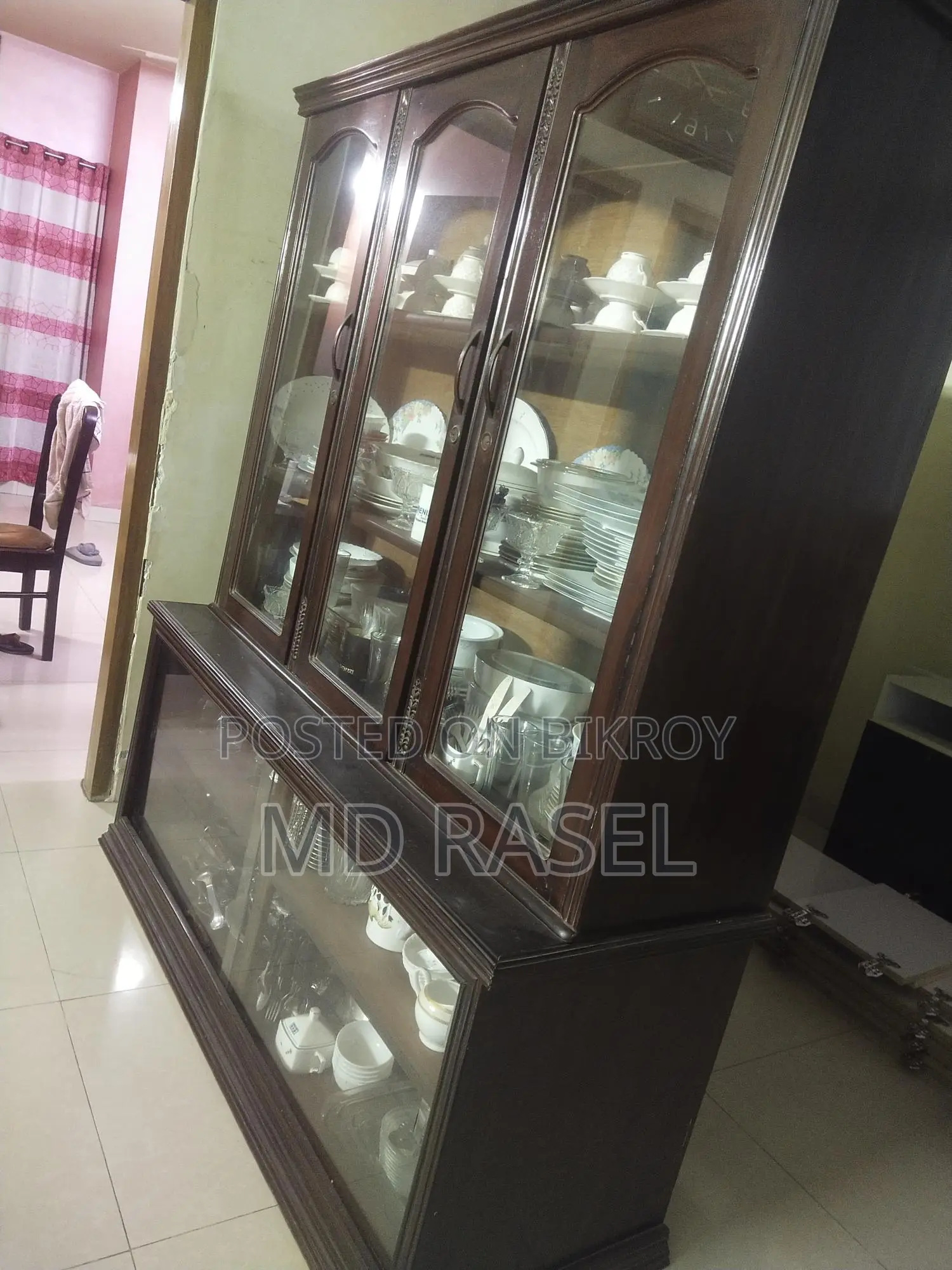 Teak Wood Showcase