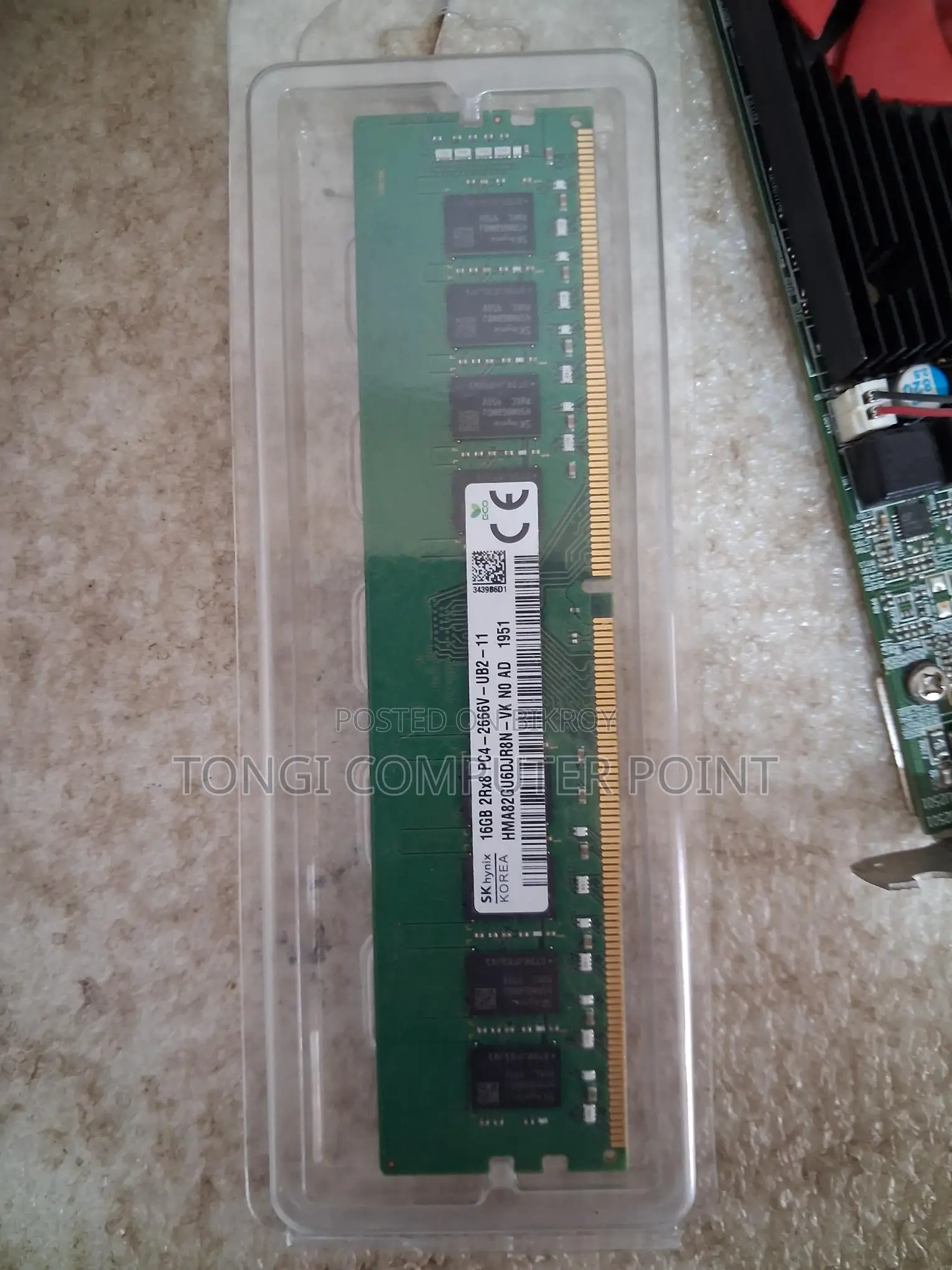 Sk Hynix 8GB DDR4 RAM