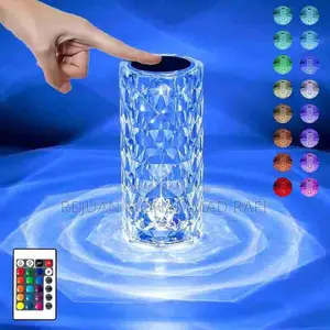 16 Color Crystal Rose Diamond Table Lamp Acrylic for Room