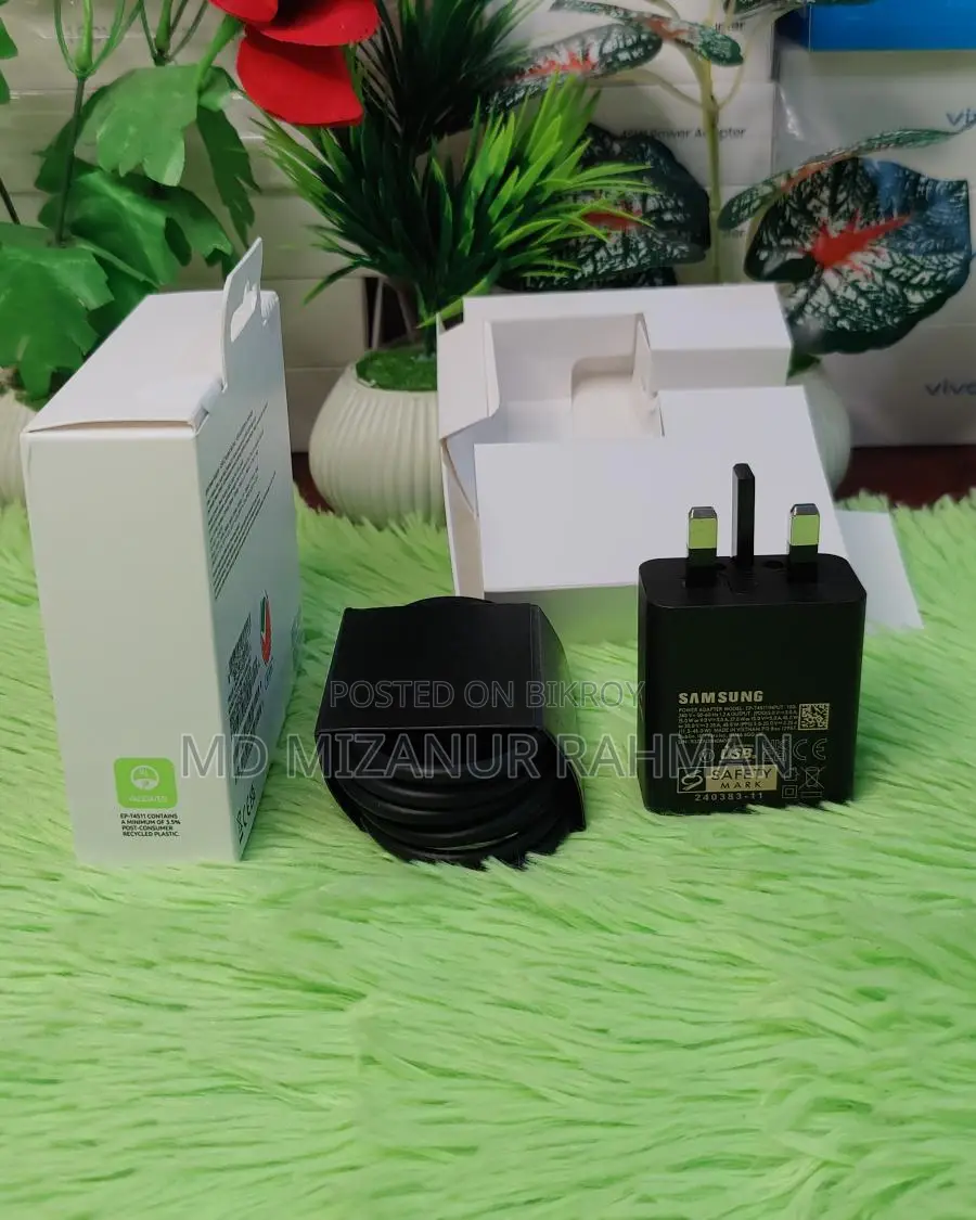 Samsung 45W Super Fast Charger Original NFC Supported 2.0