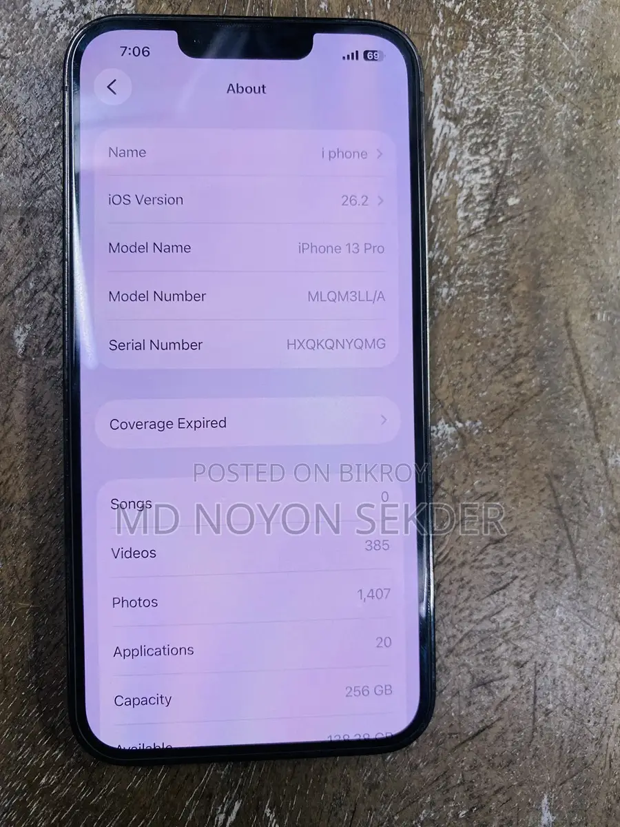 Apple iPhone 13 Pro 256/Gb (Used)
