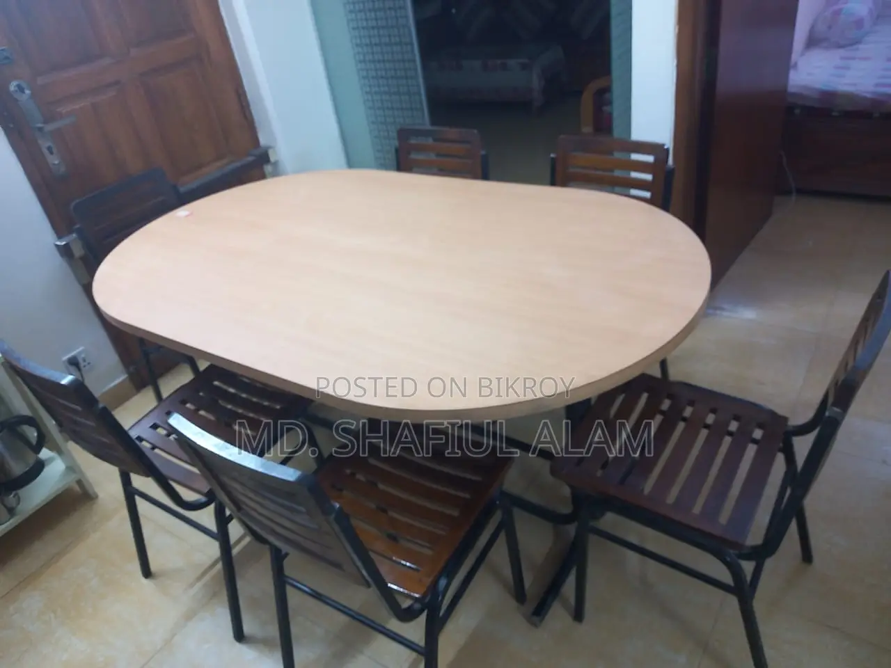 Dining Table And 6 Nos Chair