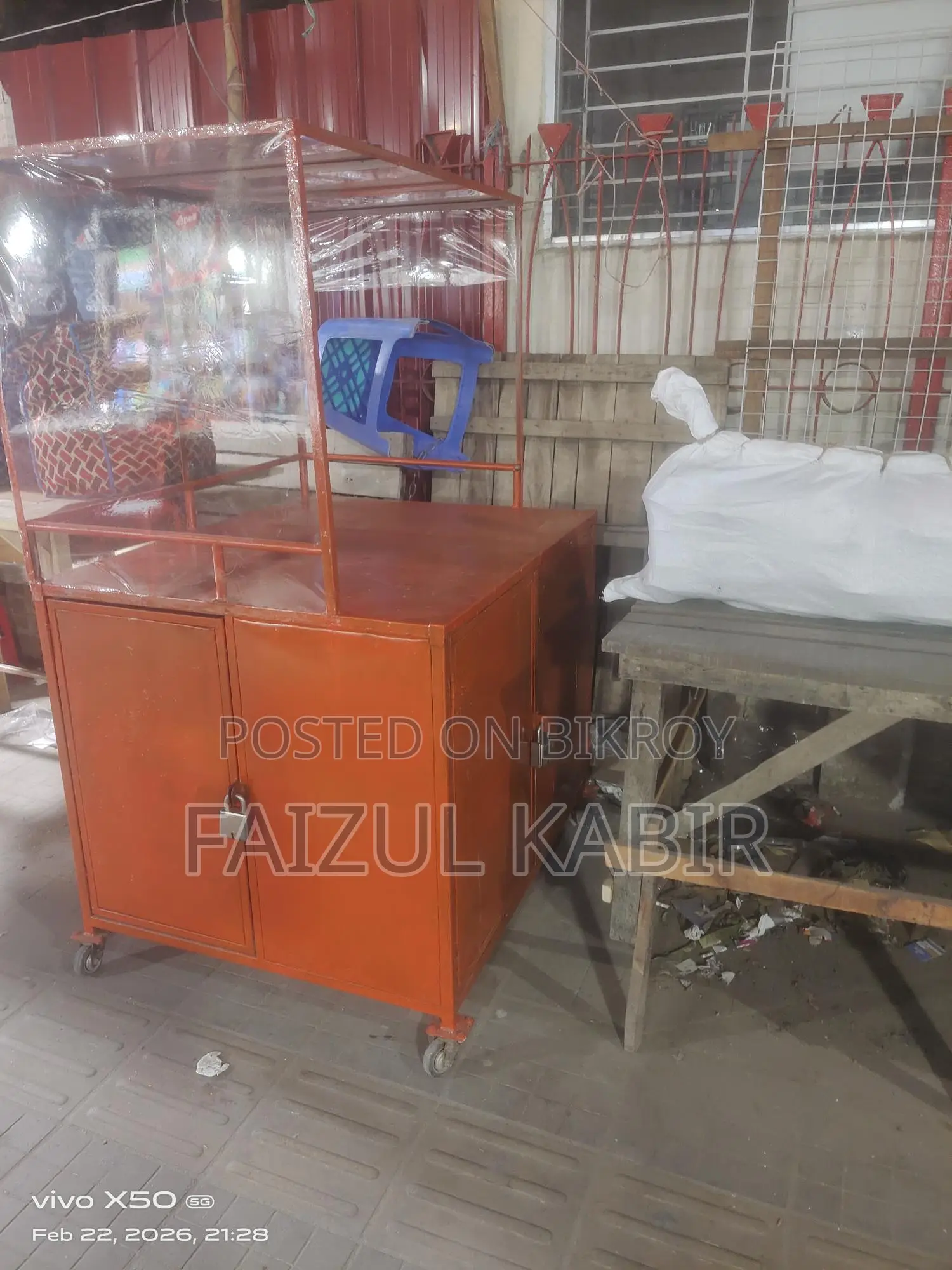Iron pushcart for sale