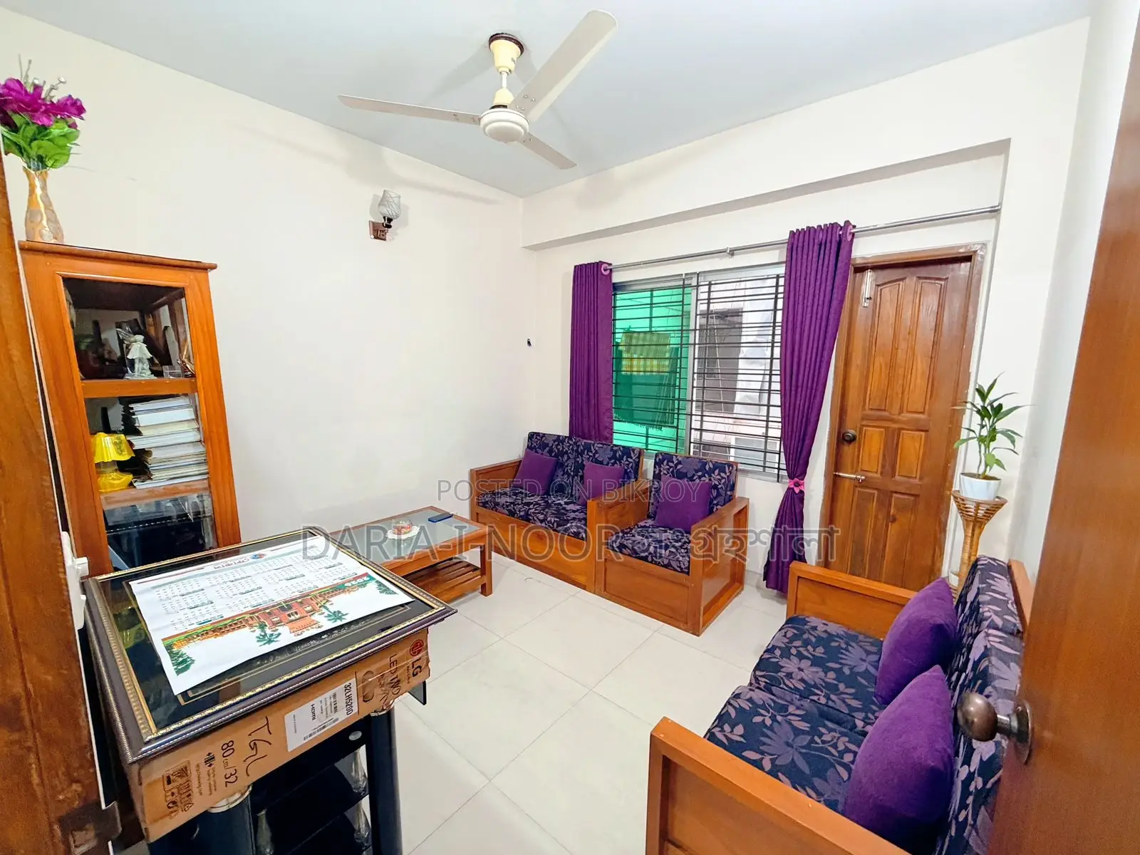 1420 SFT Flat for Sale with Parking at Lalmatia Block B, 4th Floor