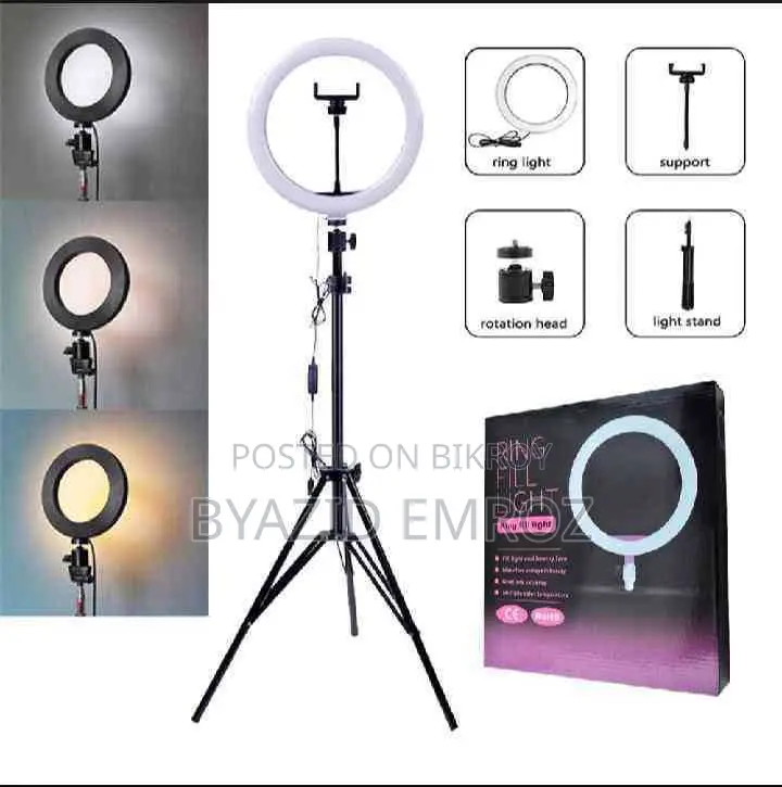 10-Inch Ring Light with 6ft Tripod Stand