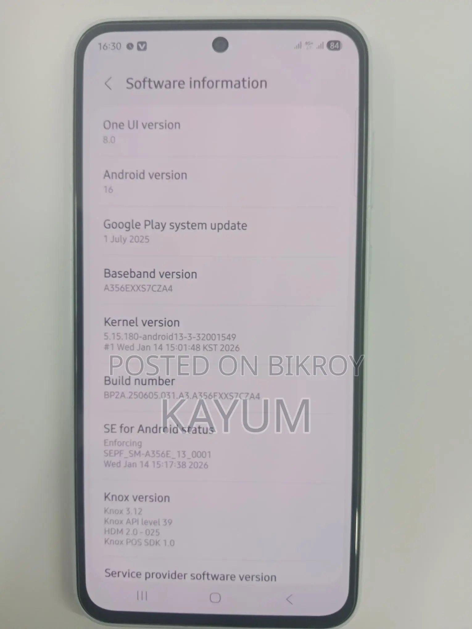 Samsung Galaxy A35 একদম ফ্রেশ (Used)